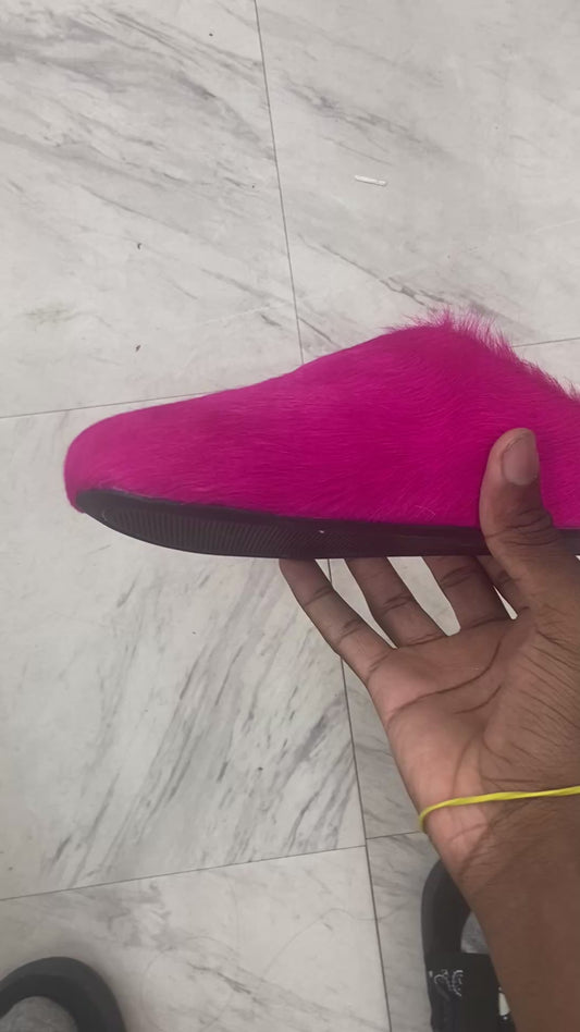 Pink Marni slides